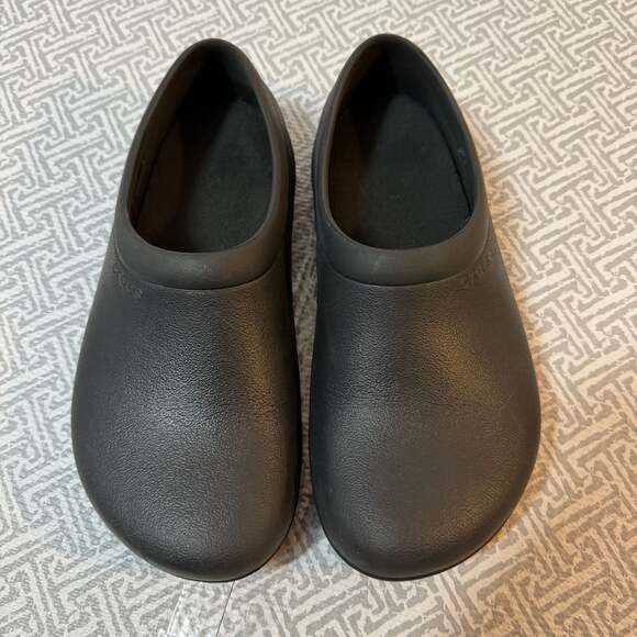 Crocs Shoes - Crocs On The Clock Dual Comfort Slip-Resistant Work Clogs Black